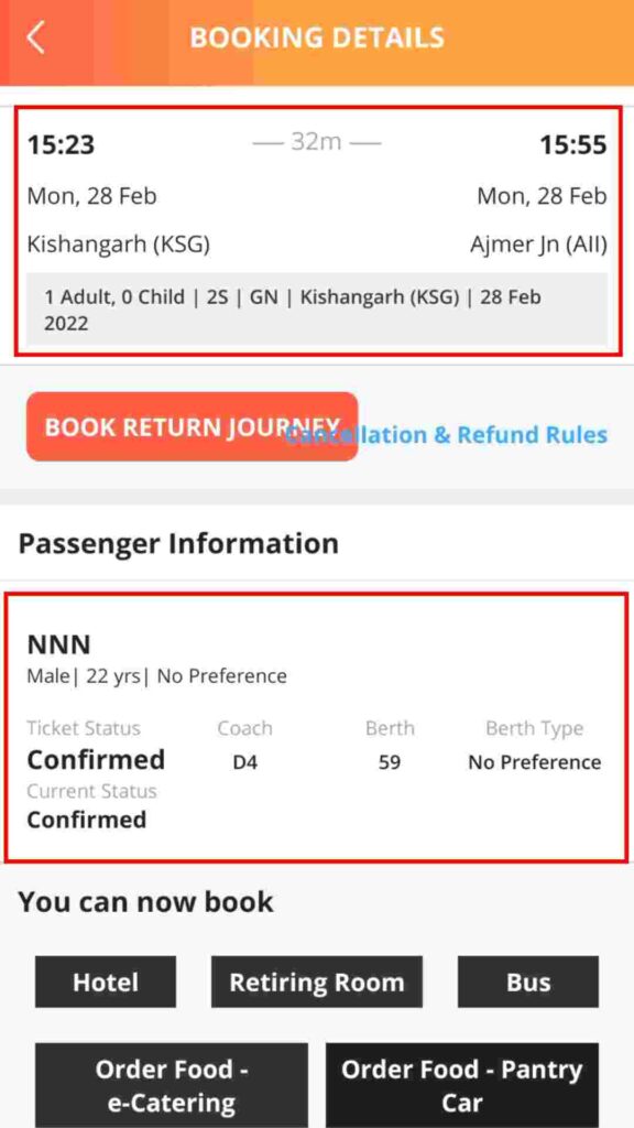 Train Ticket Online Booking