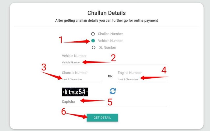 E-Challan Status Online Check