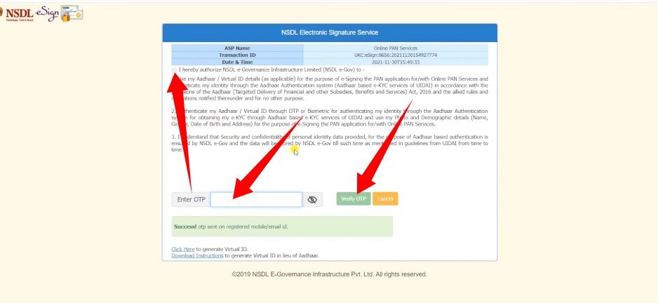 PAN Card Correction Online