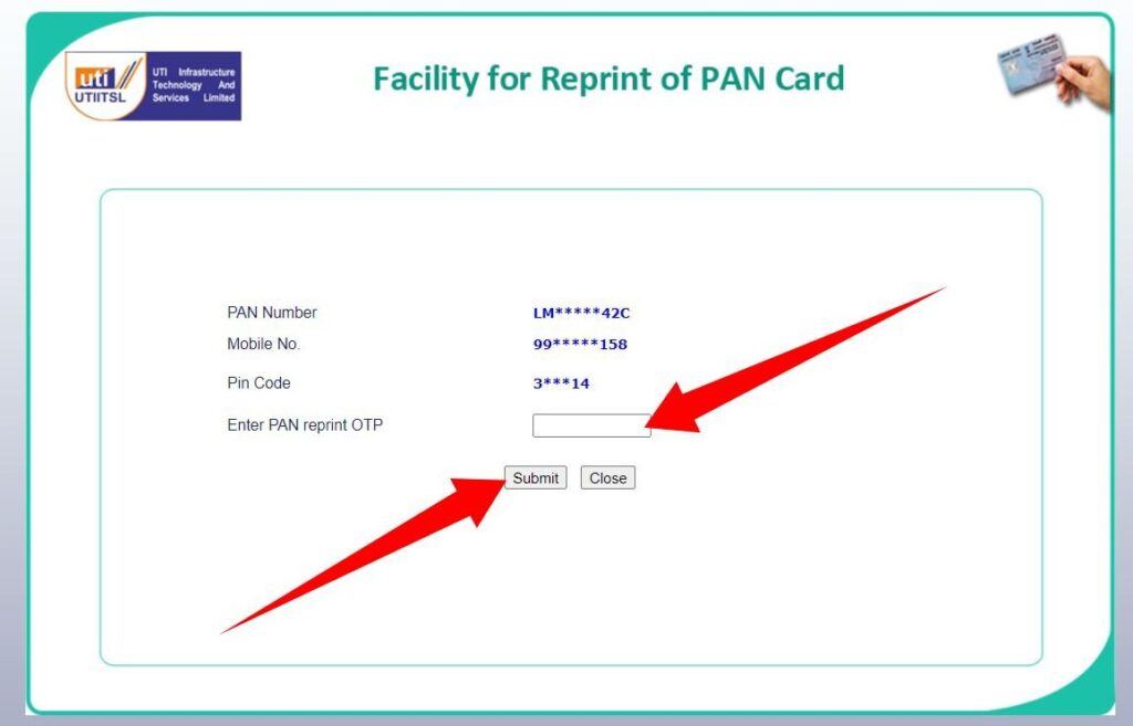 Pan Card Status Check Online