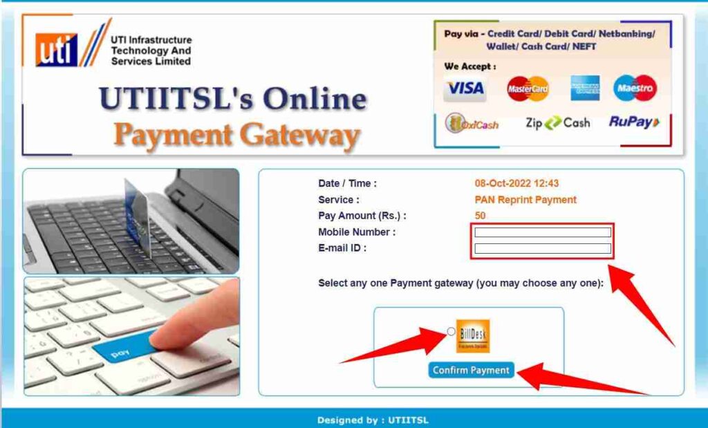 Pan Card Status Check Online