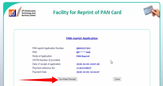 Pan Card Status Check Online