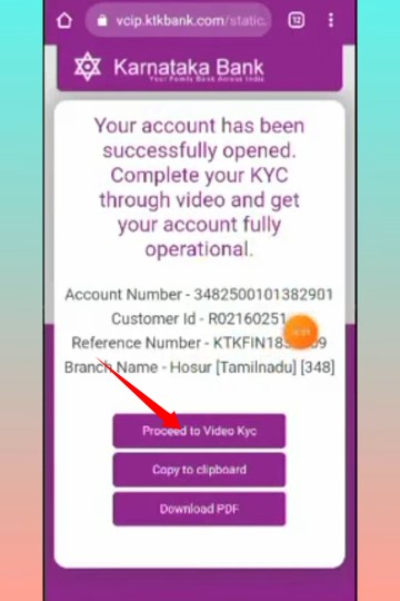 Karnataka Bank New Account Open